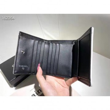 ChaneL・レザー コンチネンタルウォレット 財布 折財布 ChaneL・レザー コンチネンタルウォレット 財布 折財布