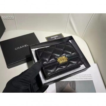 ChaneL・レザー コンチネンタルウォレット 財布 折財布