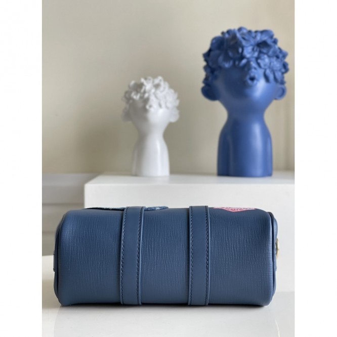 【LOUIS VUITTON】 メンズ キーポル XS 黒 デニムモノグラム
