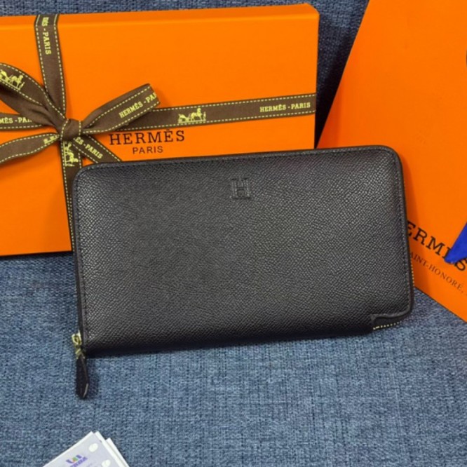 Hermes・レザー コンチネンタルウォレット 財布 折財布