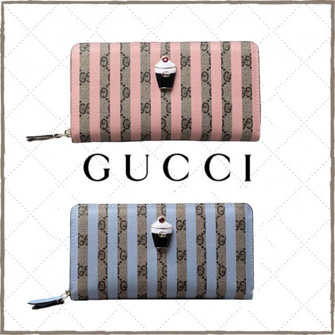 【GUCCI】ダブルG ジップアラウンドウォレット