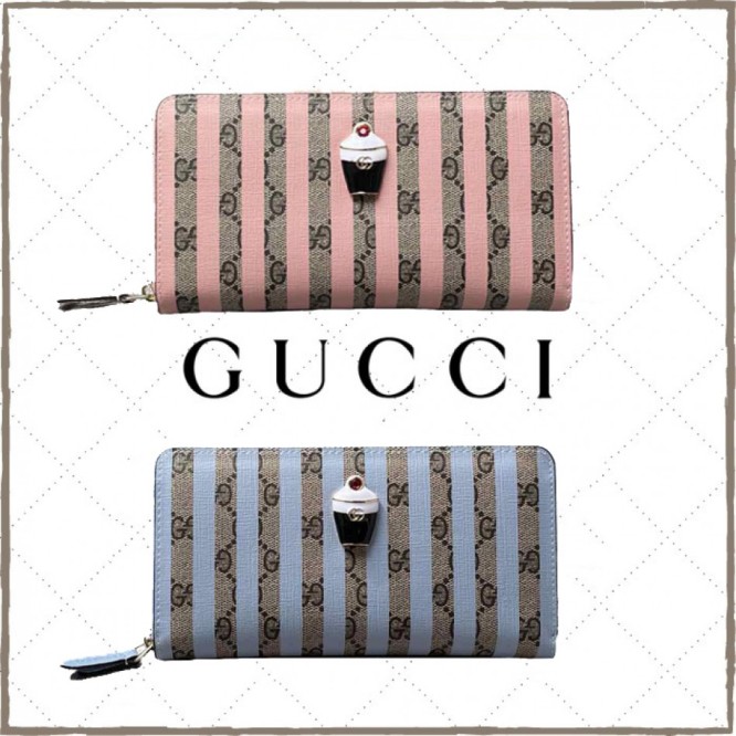 【GUCCI】ダブルG ジップアラウンドウォレット