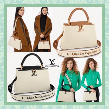 【LOUIS VUITTON】２Way 〈カプシーヌMM〉キャラメル & ノワール