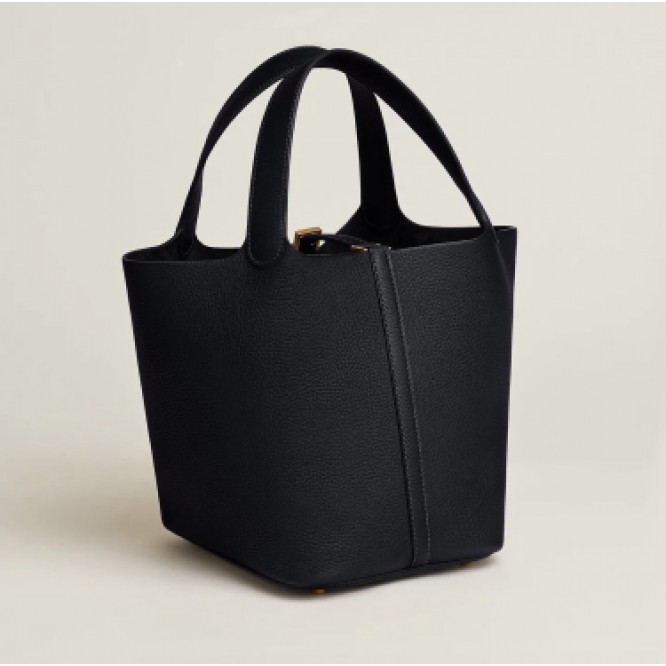[HERMES]牛革ピコキューブバッグ　2サイズ(ポーチ付き)ひなたまりん様ちぴたん様ご愛用★おまけ付き　本革