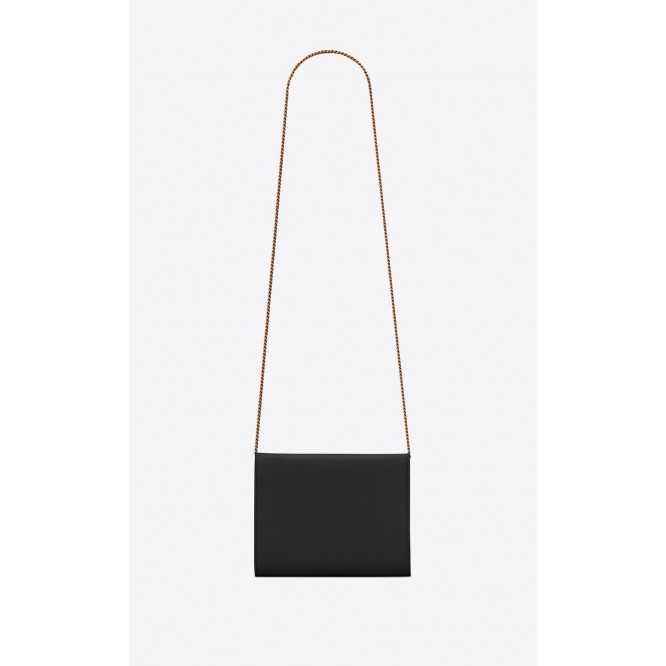 【Saint Laurent】今季のトレンド！★オードリー亜谷香さん愛用★カサンドラ チェーンウォレット（グレイン ド プードル エンボスレザー）