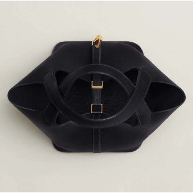 [HERMES]牛革ピコキューブバッグ　2サイズ(ポーチ付き)ひなたまりん様ちぴたん様ご愛用★おまけ付き　本革